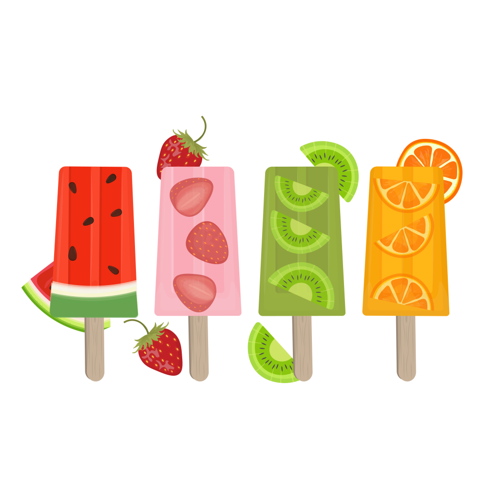 Yogurt Popsicle Buah (Fruit Yogurt Popsicles)