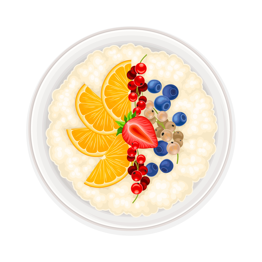 Chia Pudding dengan Buah Segar